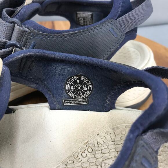 Keen Astoria West Open Toe Sandals Womens Size 9 Navy Blue Adjustable - Picture 5 of 8